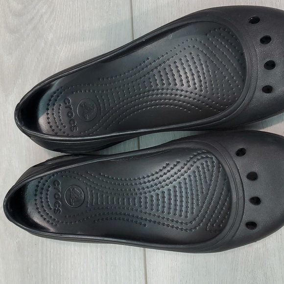 Crocs Women Kadee Comfort Rubber Ballet Outdoor Loafer slipnon shoes sz 8 - Picture 11 of 11